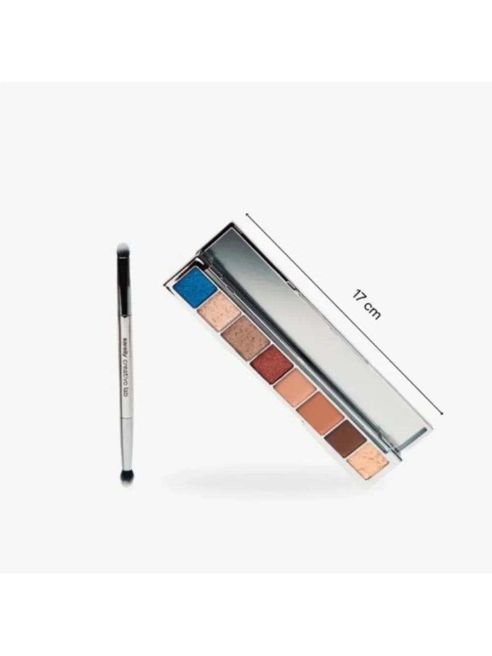 8 Shade Eyeshadow Palette | Matte, Shimmer, Satin & Metallic Finishes | Mirror